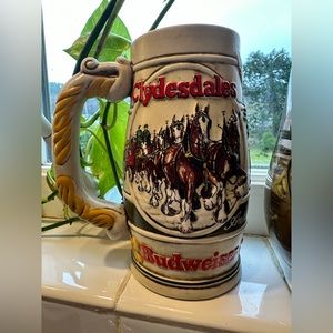 Vintage Budweiser Clydesdale Stein